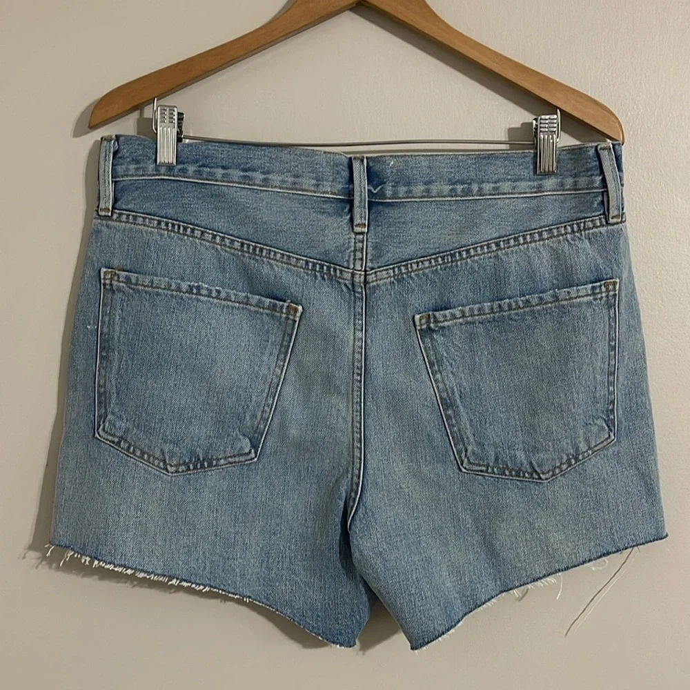 frame women’s ultra baggy jean shorts 27